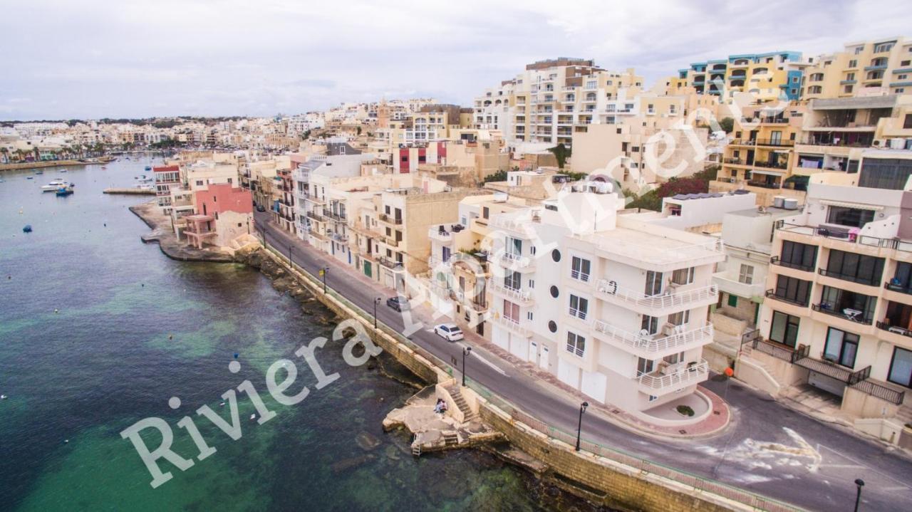 Riviera Holiday Apartments - Seafront - Wifi Марсаскала Екстериор снимка