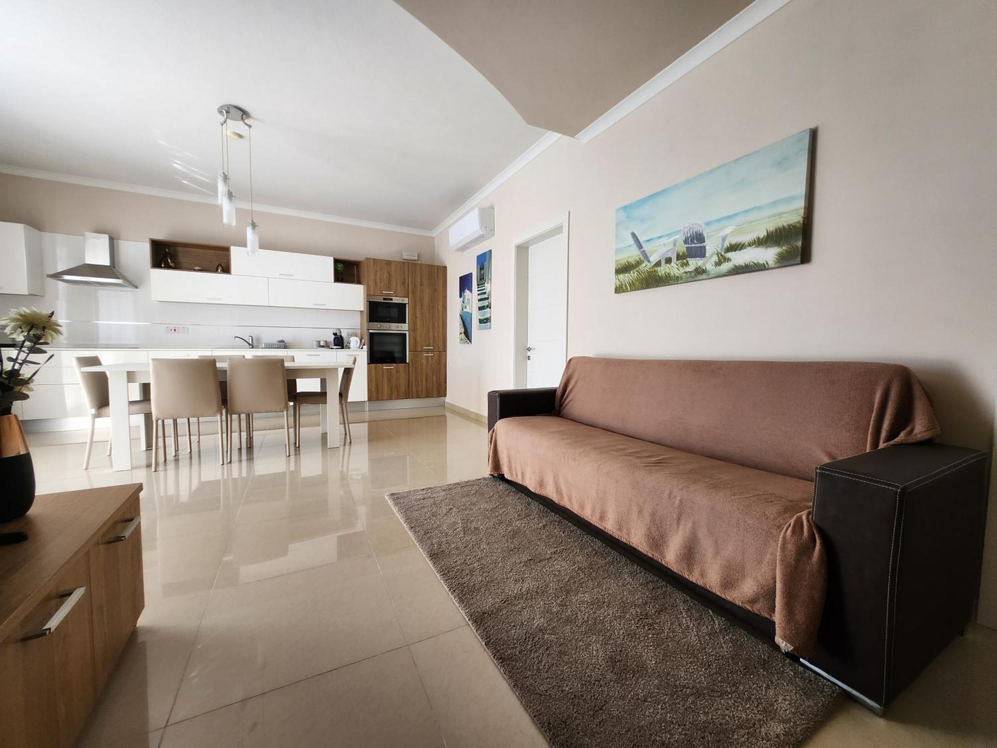 Riviera Holiday Apartments - Seafront - Wifi Марсаскала Екстериор снимка